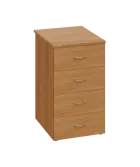 CKCP 1 - 65 kontejner přístavný, 4-zásuvkový, deska 18 mm, centrální zámek, buk royal